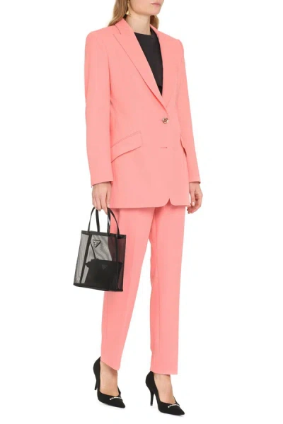 Shop Dolce & Gabbana Single-breasted Two-button Jacket In Salmon Pink