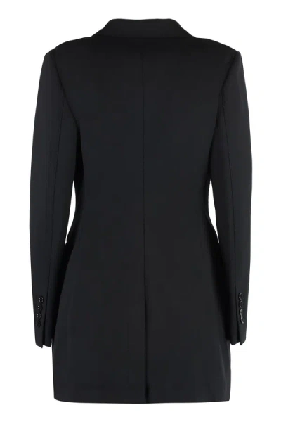 Shop Dolce & Gabbana Turlington Single-breasted Technical Jersey Blazer In Black