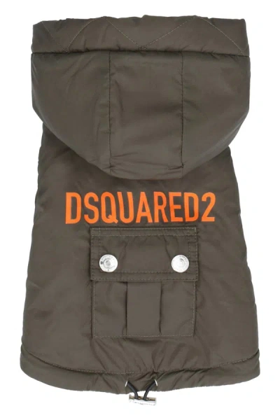 Shop Dsquared2 Poldo X D2 - Techno-nylon Down Jacket In Green