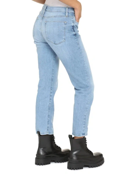 Shop Frame Le High Straight Jeans In Denim