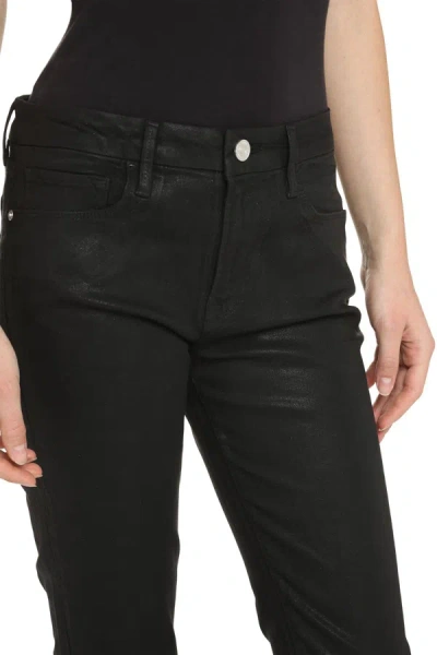 Shop Frame Le Mini Boot Straight-leg Trousers In Black