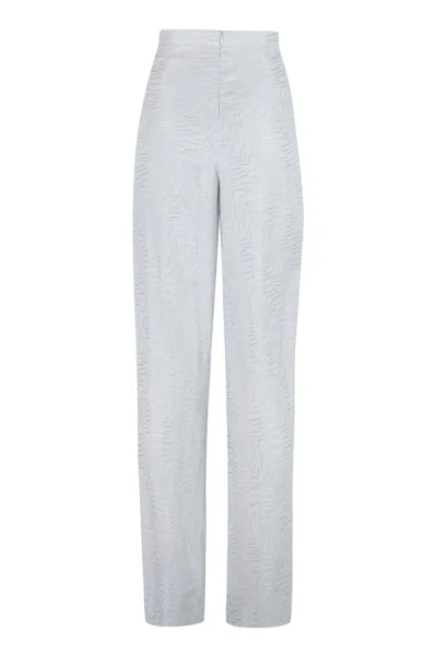 Shop Giorgio Armani Straight-leg Trousers In Grey