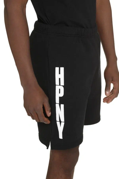 Shop Heron Preston Cotton Bermuda Shorts In Black