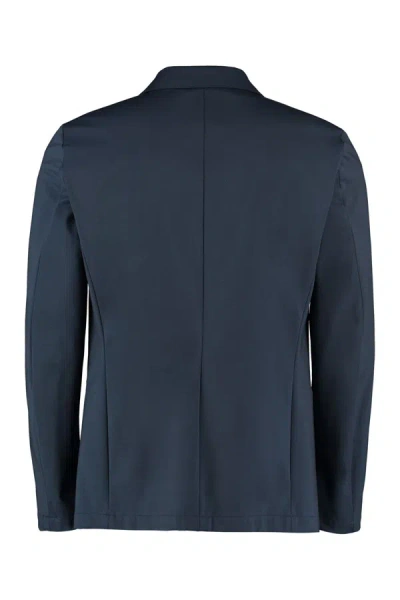 Shop Hydrogen Single-breasted Two Button Jacket In Blue