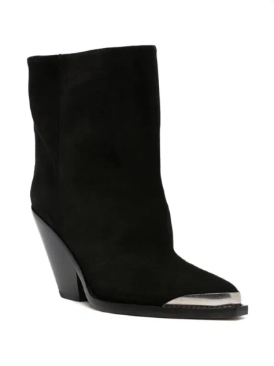 Shop Isabel Marant Ankle Boots In Black