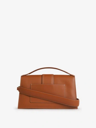 Shop Jacquemus Le Bambinou Bag In Envelope Style Design With Flap