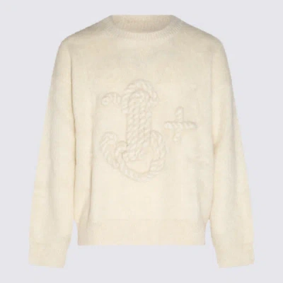 Shop Jil Sander Sweaters In Eggshell