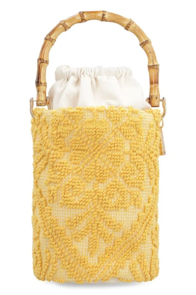 Shop La Milanesa Chia Bucket Bag In Yellow