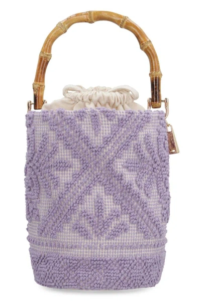 Shop La Milanesa Chia Bucket Bag In Lilac