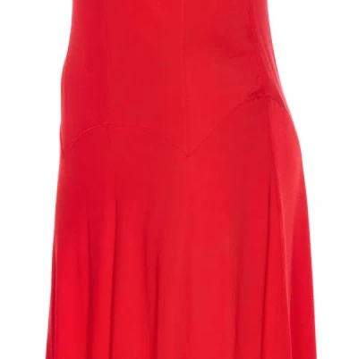 Shop Lanvin Dresses In Red