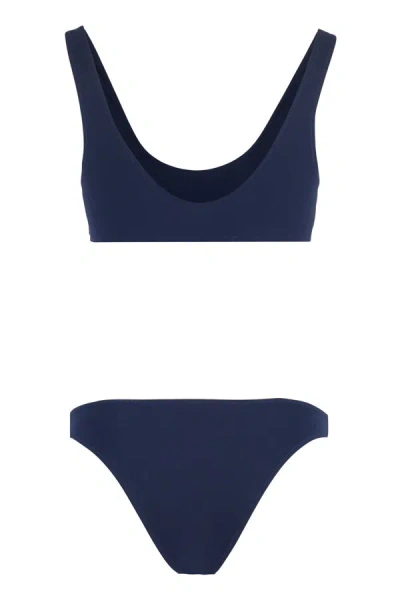 Shop Lido Bikini With Sporty Bra In Blue