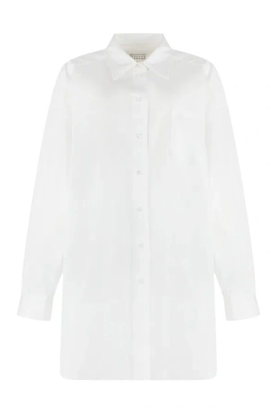 Shop Maison Margiela Oversize Shirt In White