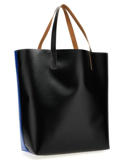 Shop Marni 'tribeca' Shopping Bag In Multicolor