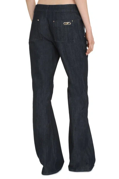 Shop Michael Michael Kors Michael Kors Bootcut Jeans In Denim