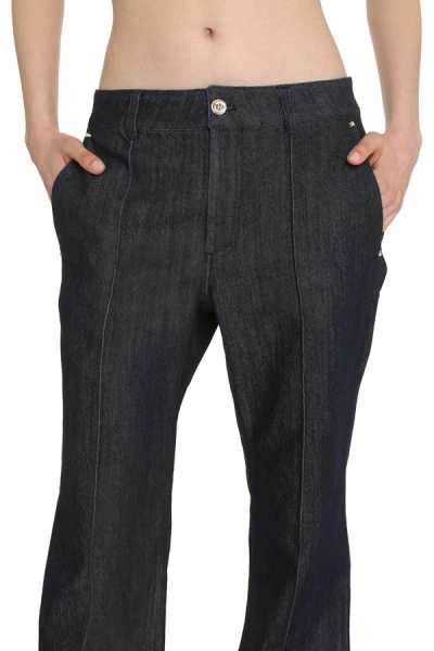 Shop Michael Michael Kors Michael Kors Bootcut Jeans In Denim