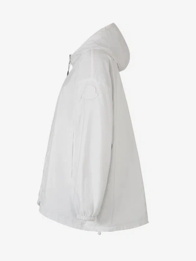 Moncler Silver Jubba Reversible Jacket In Platejat