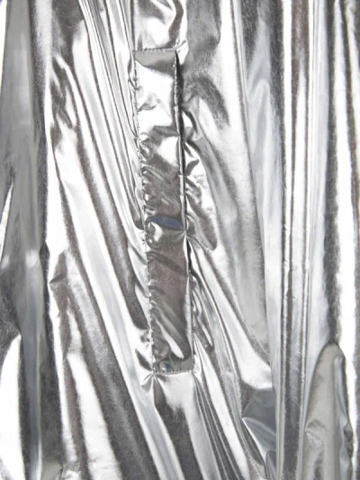Moncler Silver Jubba Reversible Jacket In Platejat