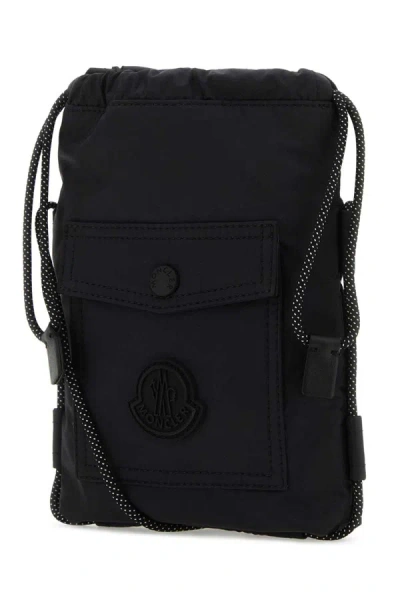 Shop Moncler Shoulder Bags In Black