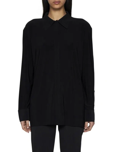 Shop Norma Kamali Shirts In Black