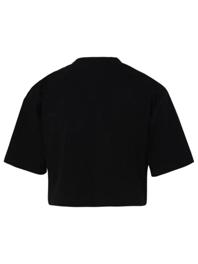 Shop Off-white Black Cotton T-shirt