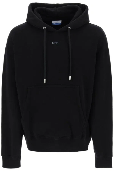 Shop Off-white Skate Hoodie With Off Logo In Black