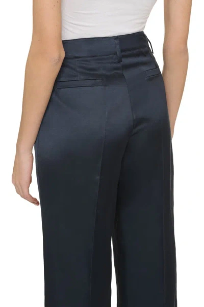 Shop P.a.r.o.s.h . Satin Trousers In Blue