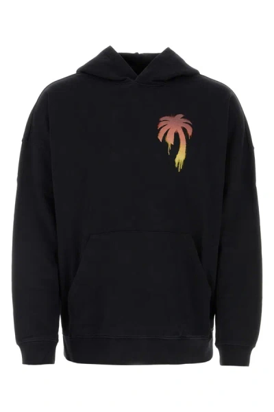 Shop Palm Angels Sweatshirts In Blackred