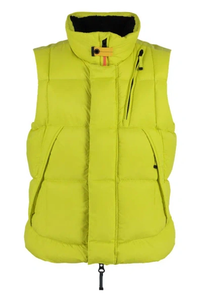 Shop Parajumpers Wilbur Padded Bodywarmer In Yellow