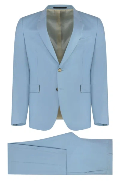 Shop Paul Smith Wool And Mohair Two Piece Suit In Blue