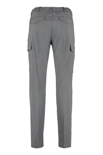 Shop Polo Ralph Lauren Cargo Trousers In Grey