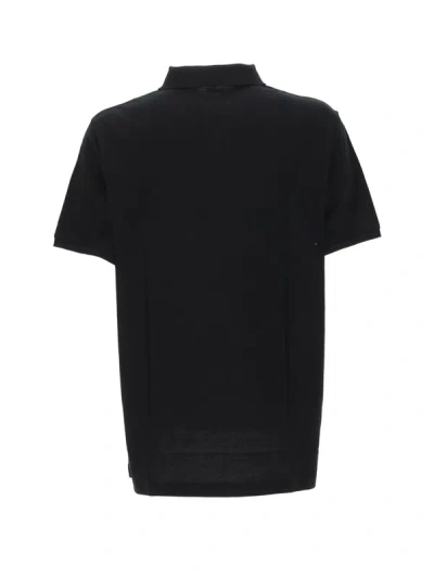 Shop Polo Ralph Lauren Polo Shirts In Polo Black/c3870