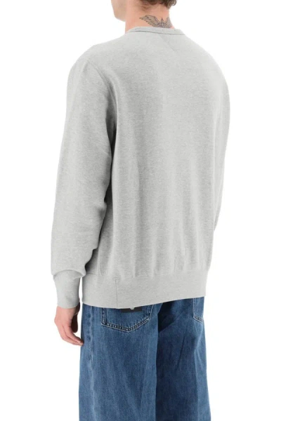 Shop Polo Ralph Lauren Rl Sweatshirt In Grey