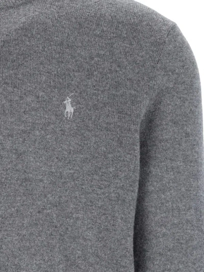 Shop Polo Ralph Lauren Sweaters In Grey