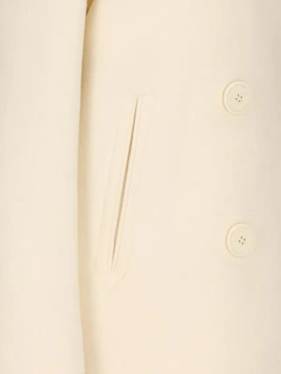 Shop Prada Jackets In Ivory