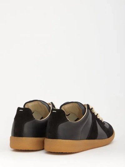 Shop Maison Margiela Replica Sneakers In Black