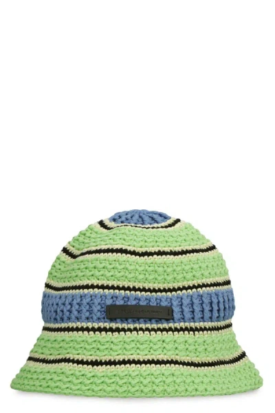 Shop Stella Mccartney Knitted Beanie In Multicolor
