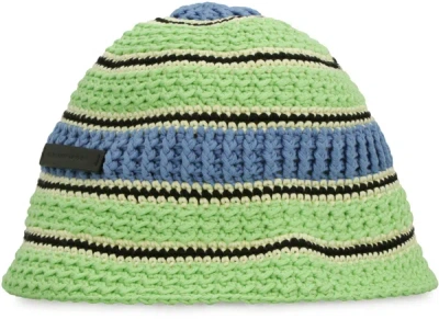 Shop Stella Mccartney Knitted Beanie In Multicolor