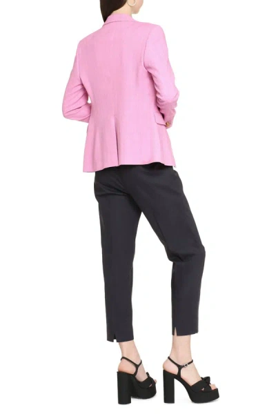 Shop Tagliatore J-alicya Tweed Jacket In Pink