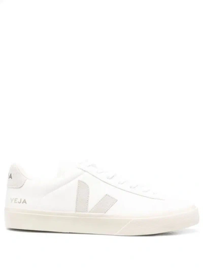 Shop Veja Campo Chromefree Shoes In Extra White Natural Suede