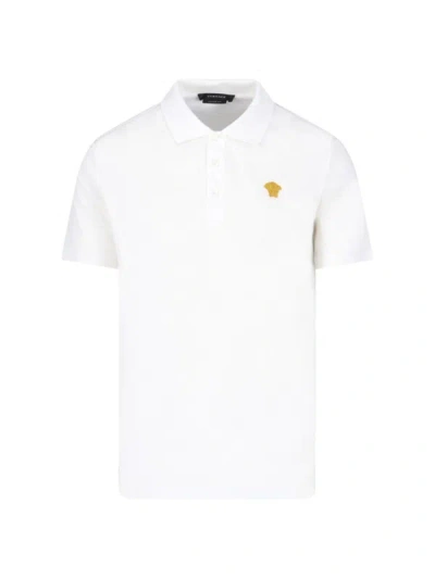 Shop Versace T-shirts And Polos In White