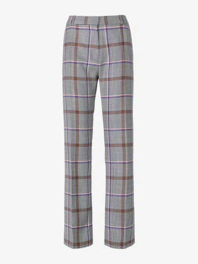 Shop Victoria Beckham Geometric Pattern Pants In Multied