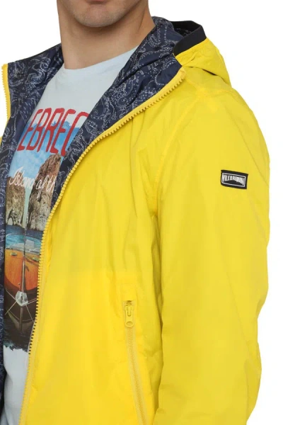 Shop Vilebrequin Reversible Windbreaker-jacket In Yellow