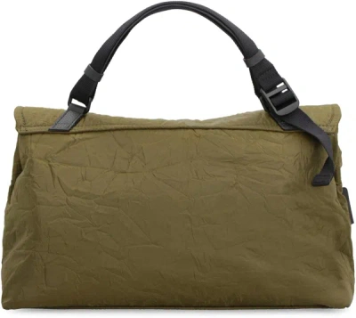 Shop Zanellato Postina M Nylon Handbag In Green