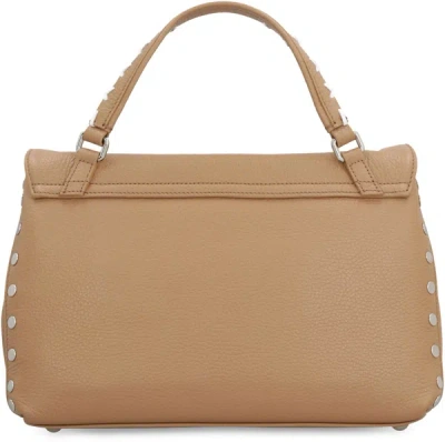 Shop Zanellato Postina S Leather Bag In Brown