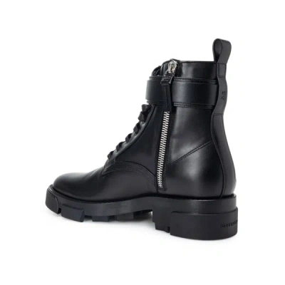 Shop Givenchy Leather Combat Boots