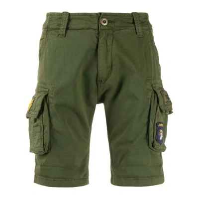 Shop Alpha Industries Shorts In Green