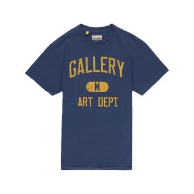 Shop Gallery Dept. T-shirts In Blue/yellow