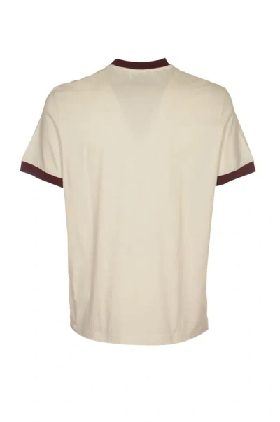 Shop Golden Goose T-shirts And Polos In Heritage White Wine