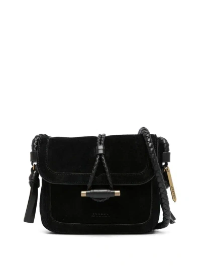 Shop Isabel Marant Vigo Flap Bags In Black