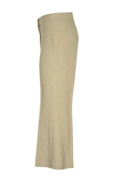 Msgm Trousers Beige In Beige